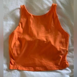 Lululemon Align High Neck Tank Orange Soda Size 8